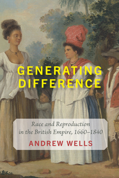 Paperback Generating Difference: Race and Reproduction in the British Empire, 1660-1840 Book