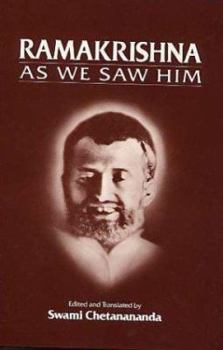 Hardcover Ramakrishna As We Saw Him Book