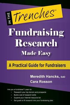 Paperback Fundraising Research Made Easy: A Practical Guide for Fundraisers Book