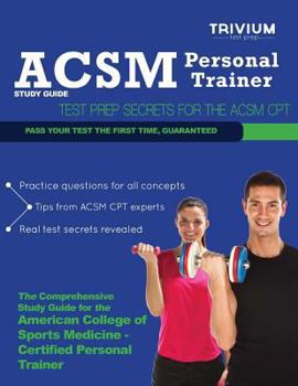 Paperback ACSM Personal Trainer Study Guide: Test Prep Secrets for the ACSM CPT Book