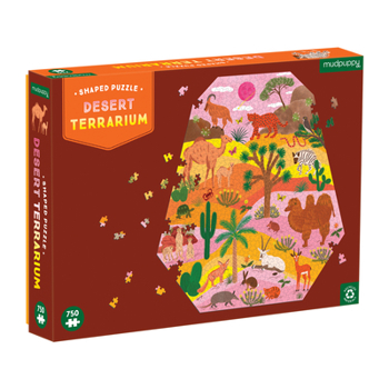 Misc. Desert Terrarium 750 Piece Shaped Puzzle Book