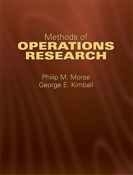 Paperback Methods of Operations Research Book