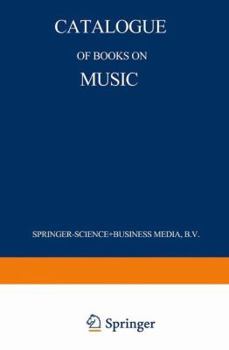 Paperback Catalogue of Books on Music Book