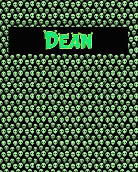 Paperback 120 Page Handwriting Practice Book with Green Alien Cover Dean: Primary Grades Handwriting Book