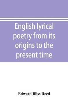 Paperback English lyrical poetry from its origins to the present time Book