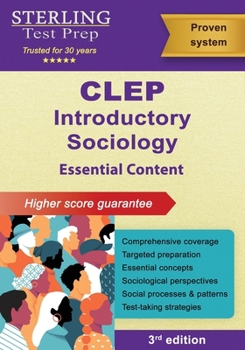 Paperback CLEP Introductory Sociology: Essential Content for CLEP Introductory Sociology Exam Book