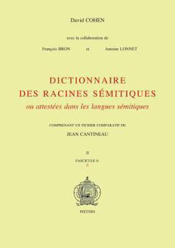 Paperback Dictionnaire Des Racines Semitiques Ou Attestees Dans Les Langues Semitiques, Fasc. 8 [French] Book