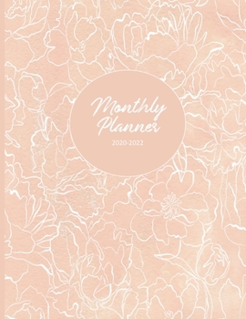 Monthly Planner 2020-2022: 3 Year Planner | Floral 36 Month Calendar