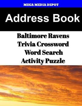 Address Book Baltimore Ravens Trivia Crossword & Wordsearch Activity Puzzle