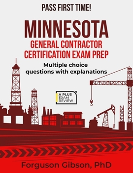 Paperback Minnesota General Contractor Certification Exam Prep Book