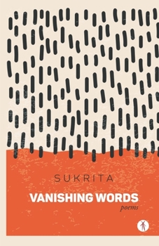 Paperback Vanishing Words: poems Book