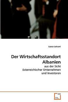 Paperback Der Wirtschaftsstandort Albanien [German] Book