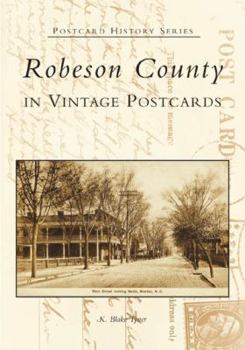 Paperback Robeson County in Vintage Postcards Book