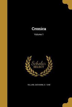 Paperback Cronica; Volume 1 [Italian] Book