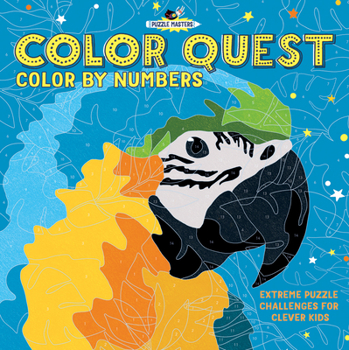 Paperback Color Quest: Color by Numbers: Extreme Puzzle Challenges for Clever Kids Book