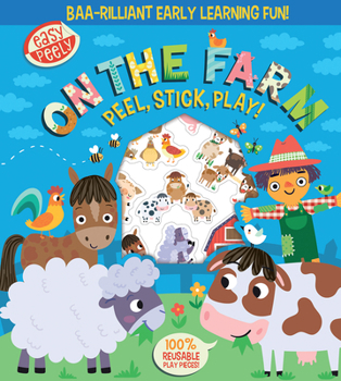 Board book Easy Peely on the Farm - Peel, Stick, Play! Book
