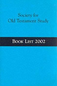 Paperback Society for Old Testament Study Book List 2002 Book