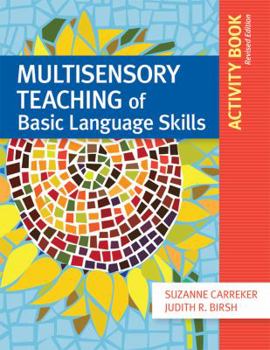 Paperback Multisensory Teaching of Basic Language Skills Activity Book