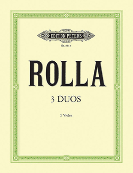 Paperback 3 Duos for Two Violins Book