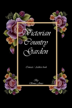 Paperback Victorian country garden: contacts and address book
