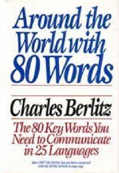 Hardcover Around the World With 80 Words Book