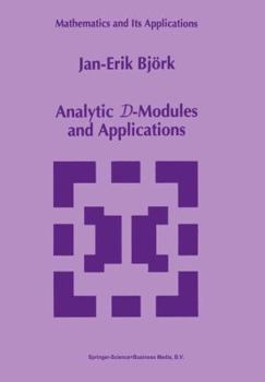 Paperback Analytic D-Modules and Applications Book