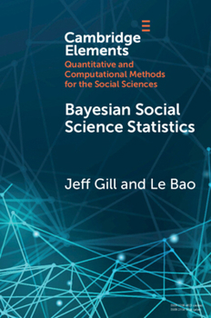 Paperback Bayesian Social Science Statistics Book