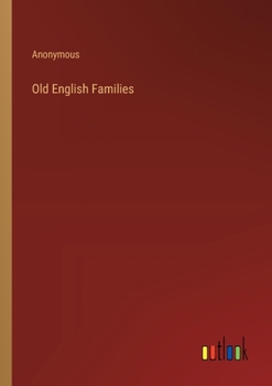Paperback Old English Families Book