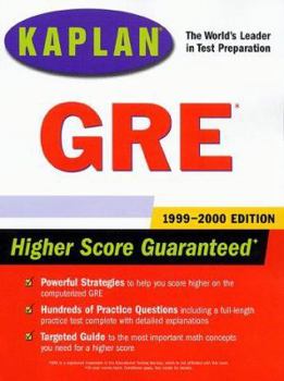 Paperback KAPLAN GRE 1999-2000 (Annual) Book