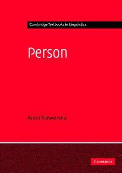 Person (Cambridge Textbooks in Linguistics) - Book  of the Cambridge Textbooks in Linguistics