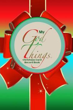 Paperback My God Things Christmas Card Record Book