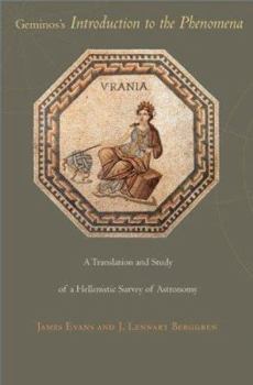 Hardcover Geminos's Introduction to the Phenomena: A Translation and Study of a Hellenistic Survey of Astronomy Book