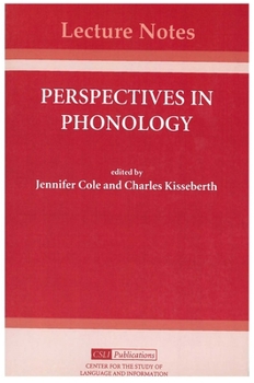 Paperback Perspectives in Phonology Book