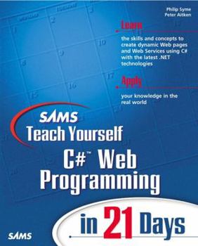 Paperback Sams Ty C# Web Programming in 21 Days Book