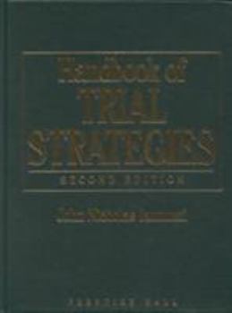 Hardcover Handbook of Trial Strategies Book