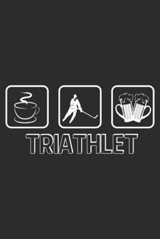 Triathlet: 6x9 Zoll (ca. DIN A5) 110 Seiten Punkteraster I Notizbuch I Tagebuch I Notizen I Planer I Geschenk Idee für Eishockey Fans I Hockey I Goalie I Ice I (German Edition)