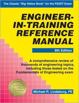 Hardcover Engineer-In-Training Reference Manual Book