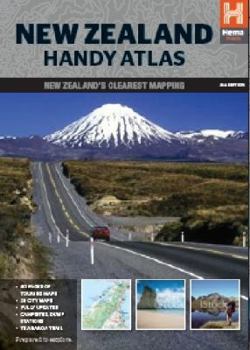 Paperback New Zealand Handy Atlas Hema Ring Bound Book