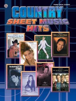 Paperback Country Sheet Music Hits: Piano/Vocal/Chords Book