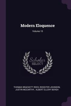 Paperback Modern Eloquence; Volume 15 Book