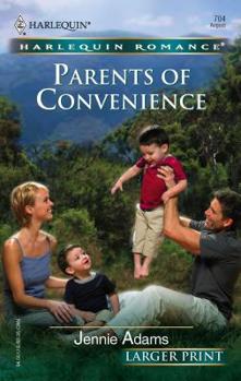Mass Market Paperback Parents of Convenience [Large Print] Book