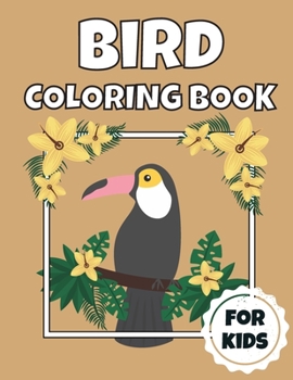 Paperback Bird Coloring Book: Cute Bird Designs For Kids Book