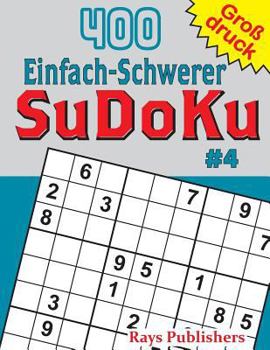 Paperback 400 Einfach-Schwerer SuDoKu #4 [German] Book