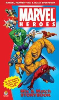 Spiral-bound Marvel Heros: Mix & Match Storybook Book