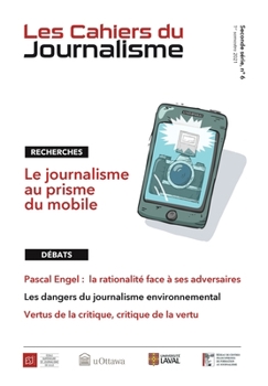 Paperback Les Cahiers du journalisme vol.2, no.6 [French] Book