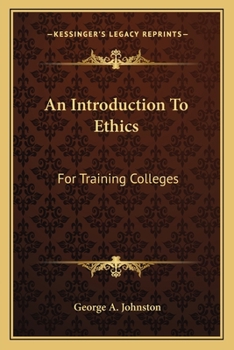 Paperback An Introduction To Ethics: For Training Colleges Book