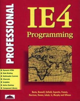 Paperback Dynamic HTML and IE4 Programming Book