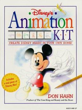 Hardcover Disney's Animation Kit [With Two Flip Books and Peg Bar/Acetate Sheets/Disney Film Footage/& More and 2 Pencils, Colored M Book