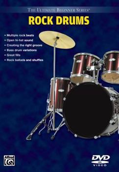 DVD Ultimate Beginner Rock Drums: Steps One & Two, DVD Book