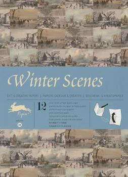 Paperback Winter Scenes: Gift & Creative Papers [Multilingual] Book
